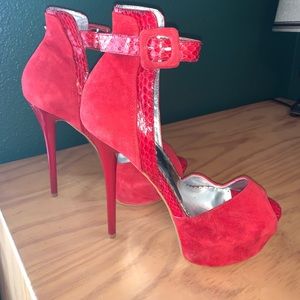 Red high heels